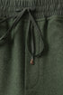 Cargo sweatpants in cotton and viscose cashmere with side pockets